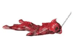 Skinned Zombie Dog Bloody Animal Prop