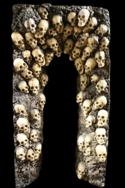 Skull Archway 3D Haunted House Entrance Facade