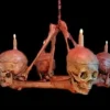 Skull/Femur Bone Chandelier Haunted House Lighting