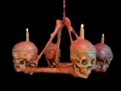 Skull/Femur Bone Chandelier Haunted House Lighting