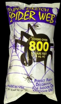 Spider Web Bag - 8.4oz Haunted House Decoration
