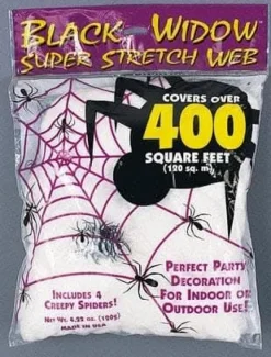Spider Web Bag - 400 sqft Haunted House Decoration