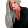 Straight Grey Witch Halloween Wig - 24"