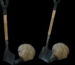 The Haunted Rocking Shovel Electric Animated Halloween Prop