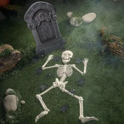 Tombstone & Skeleton Graveyard Halloween Decorations Set