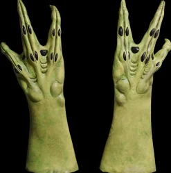 Ultimate Alien Hands- Green Deluxe Latex Halloween Costume Gloves