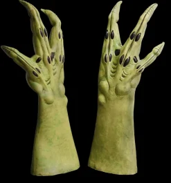 Ultimate Alien Hands- Green Deluxe Latex Halloween Costume Gloves