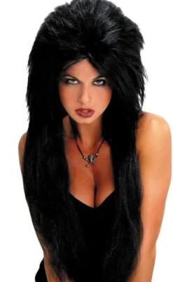 Vampiress - Black Halloween Wig