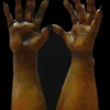 Werewolf Hands - Brown Deluxe Halloween Costume Gloves