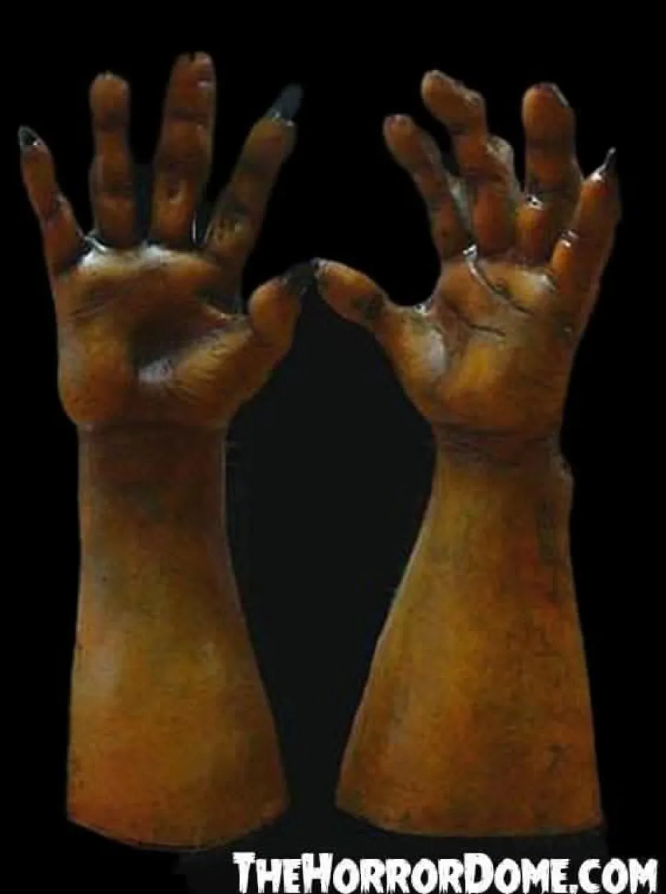 Werewolf Hands - Brown Deluxe Halloween Costume Gloves