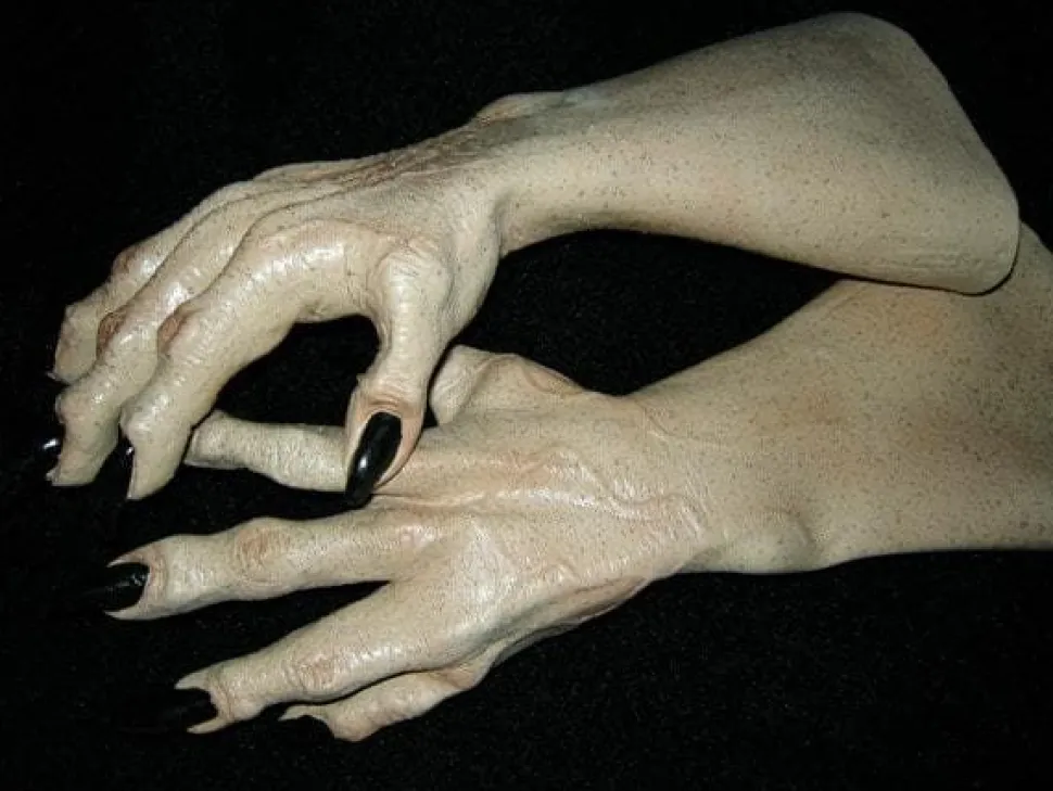 Werewolf Monster Hands Deluxe Latex Halloween Costume Gloves