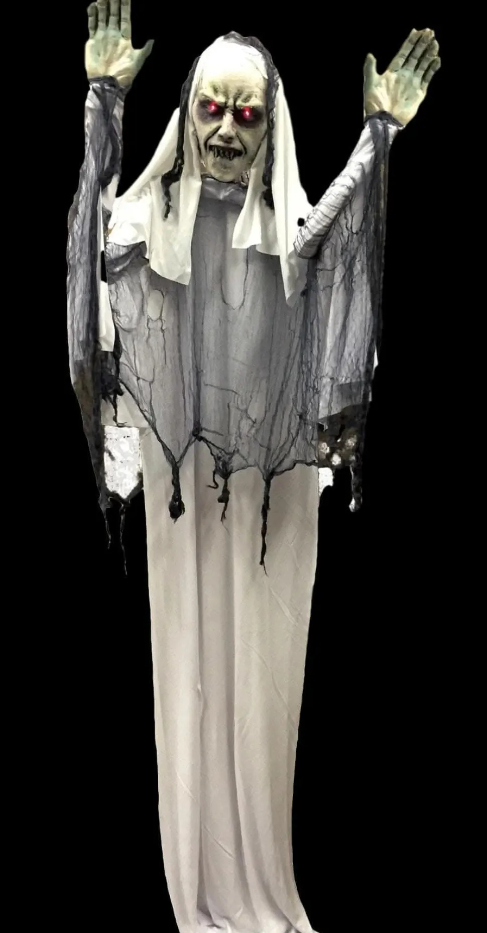 White Vampire Hanging Halloween Decoration - 6'