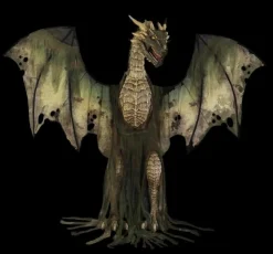Winter Forest Dragon Halloween Animatronic Decoration
