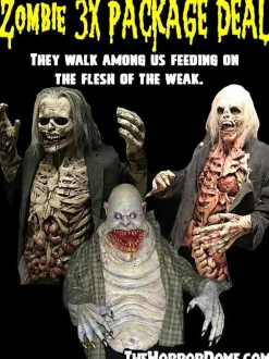 Zombies HD Studios Pro Costumes - 3x Package Deal